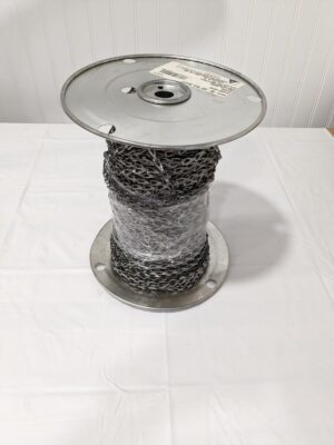 0.035" Diam Steel Sash Chain, #8, 75 Lb Load Limit Approx. 13 LBS 55020