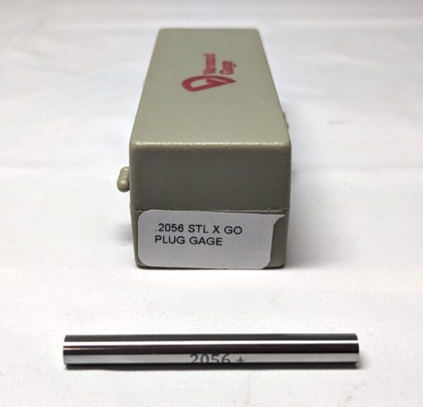 VERMONT GAGE Class X Plus Pin Gage 0.2056" Dia 2" Long 141120560