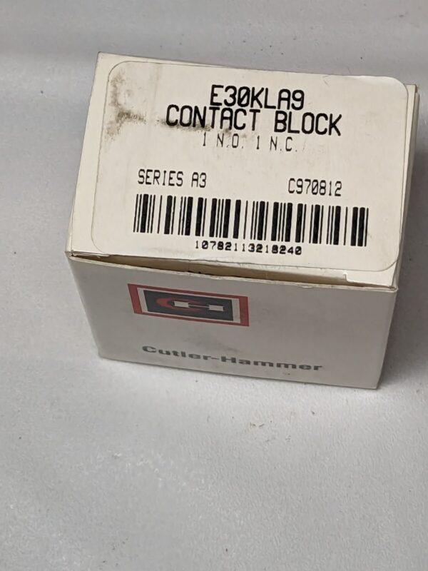 Cutler Hammer Contact Block Series A3 E30KLA9