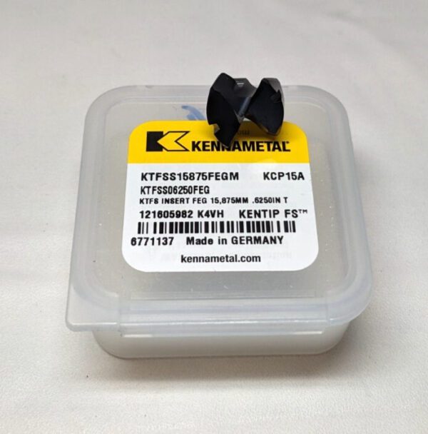 Kennametal Drill Tip KTFSS15875FEGM KCP15A 0.6250" Dia 180 deg Point 6771137