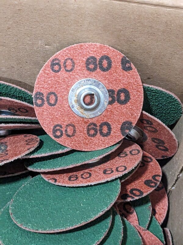 Merit Quick-Change Disc 2″ Dia, 60G, Zirconia Alumina, Coated Qty 92 08834167068