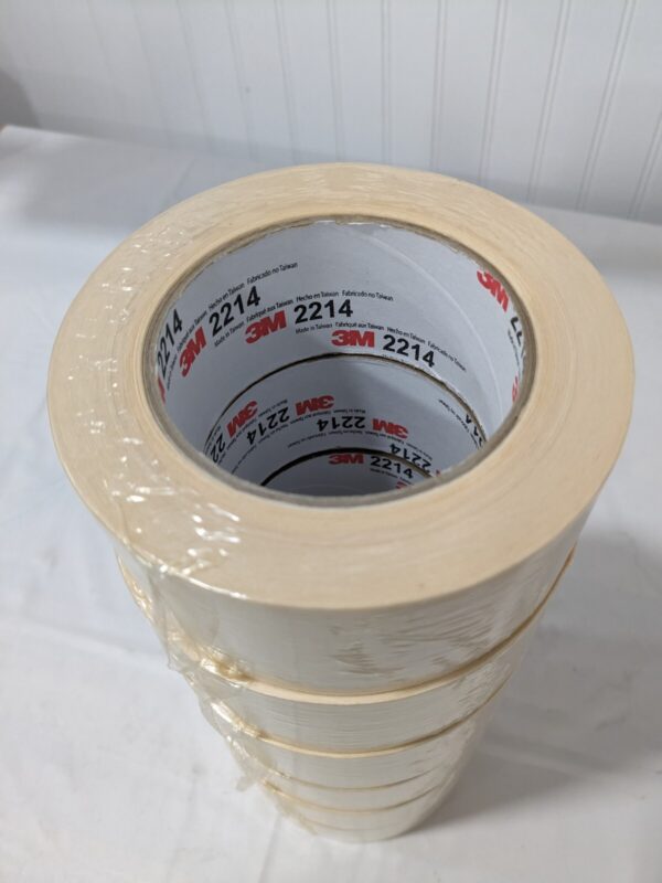 3M 2″ Wide x 180' Long x 5.4 mil Thick Tan Masking Tape Qty 6 7010322589