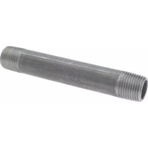 Black Pipe Nipple 1/2" Dia x 5" Long Sch40 *QTY 15* MSCNB04050