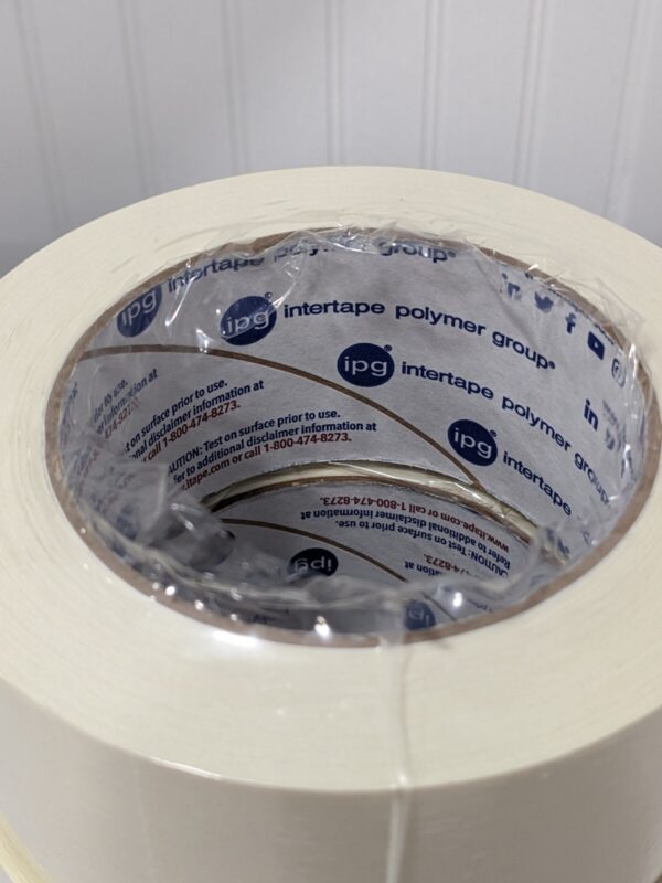 INTERTAPE Masking Tape: 2" Wide, 60 yd Long, 5 mil Thick Qty 6 PG500.13
