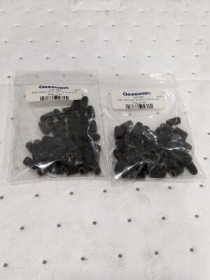 Gesswein Abrasive Caps - Round Top 3/16" x 7/16", 150 Grit Qty 100 1041050