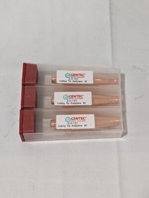 Gentec 3/4 to 1-1/2 Inch Cutting Torch Tip, Cutting Tip #2 Qty 3 2-3-101