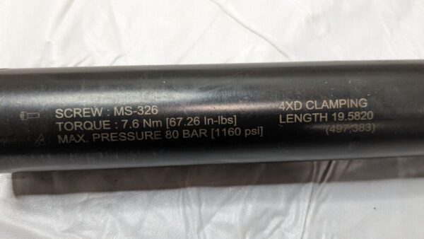 Kennametal Boring Bar Through Coolant 40.00 mm Min Bore 10XD D24HBB21 6517217