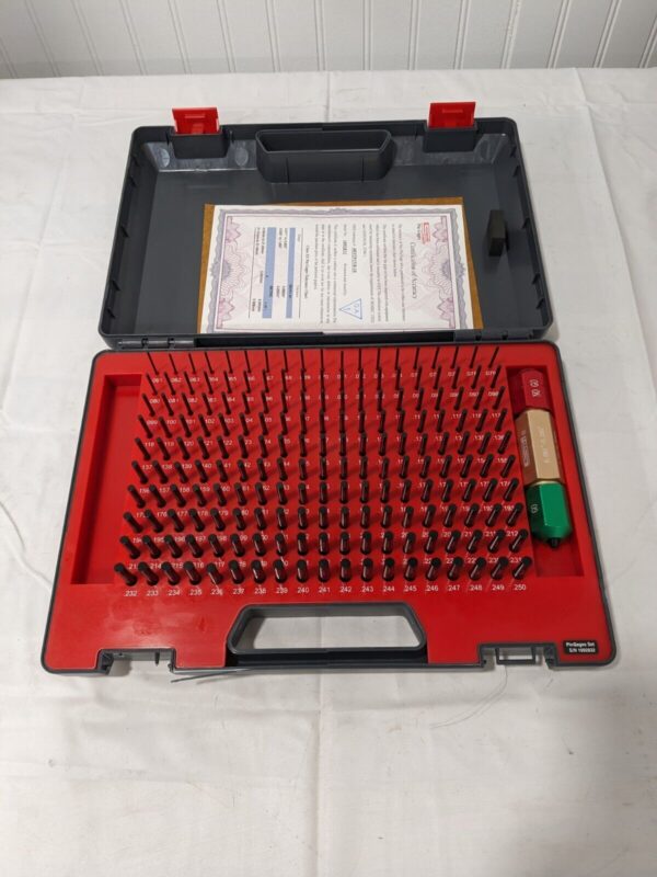 SPI Class ZZ Plug Gage Set: 0.061 to 0.25" Range, 190 Pc 22-163-0