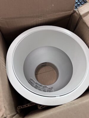 Lightolier 1113WH 6 IN CONE REFLECTOR TRIM WHITE