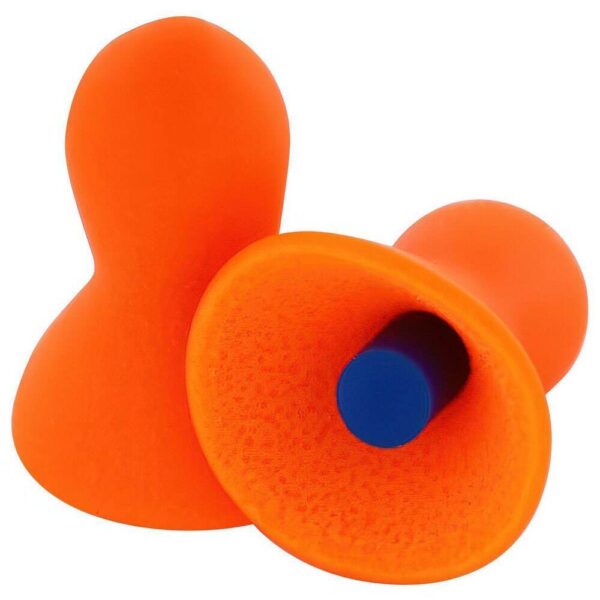 HOWARD LEIGHT Earplugs: 26 dB, Vinyl, Bell, Push-In, Uncorded Qty 100 QD1