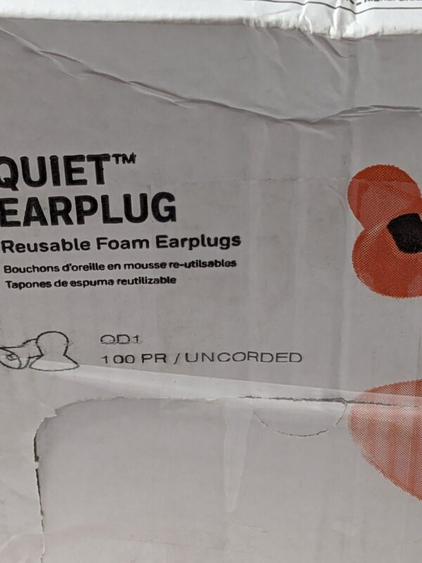 HOWARD LEIGHT Earplugs: 26 dB, Vinyl, Bell, Push-In, Uncorded Qty 100 QD1