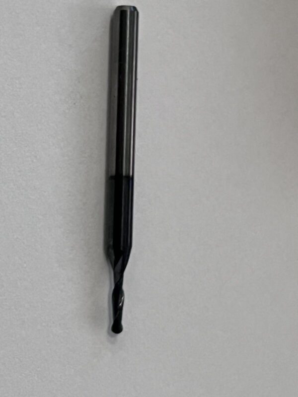 Accupro Ball End Mill: 1.50 mm Dia, 6.00 mm LOC, 2 Flute, Solid Carbide