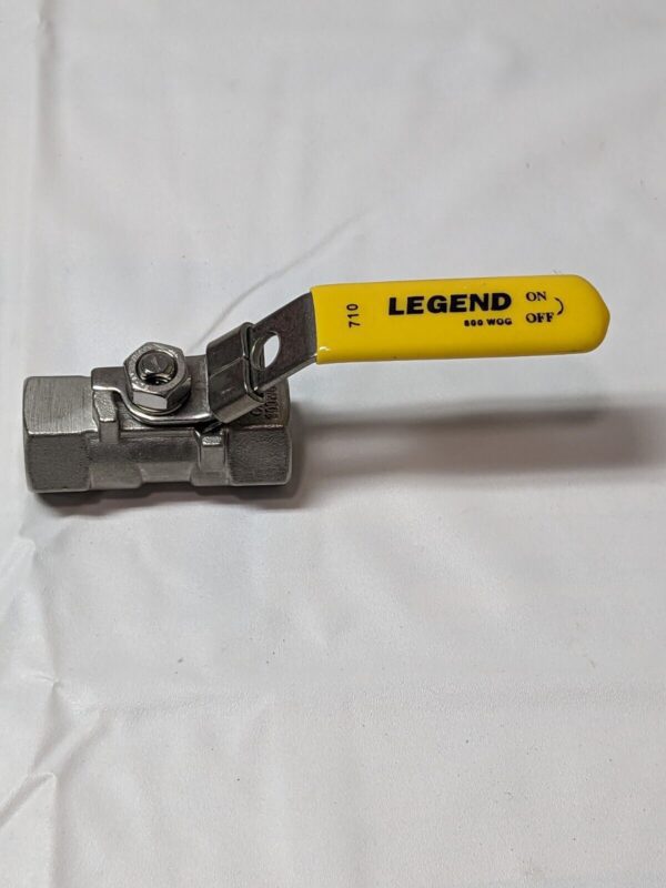 LEGEND VALVE Standard Manual Ball Valve: 1/2" Pipe, Standard Port 113-123