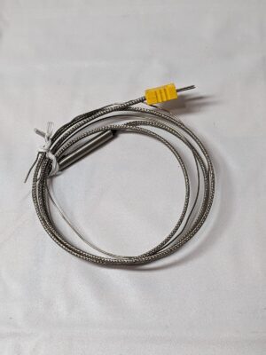 THERMO ELECTRIC Thermocouple Probe: Type K, Flexible Probe, Grounded SF050-188