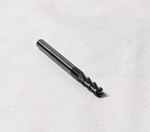 Harvey Tool Corner Radius Carbide End Mill 1/8" Dia X 3/8" LOC 4FL 848908-C6