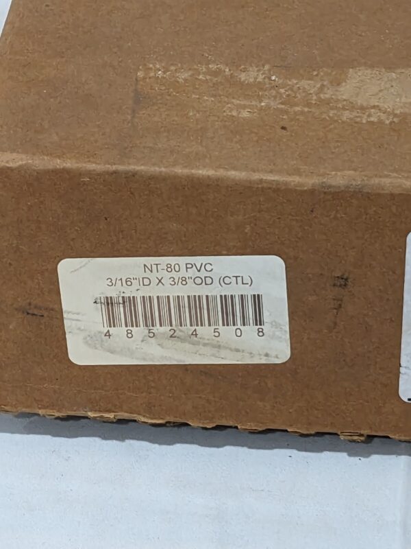 NT-80 PVC Tube: 3/16" ID, 3/8" OD, Approx. 100' ADT02213