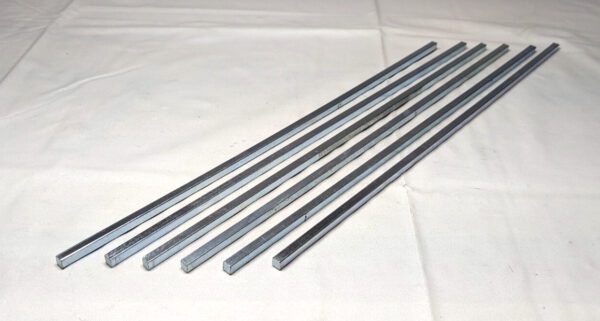 Precision Brand Key Stock 3/16″ SQ x 12″ Long Zinc-Plated Steel *QTY 6* 14200