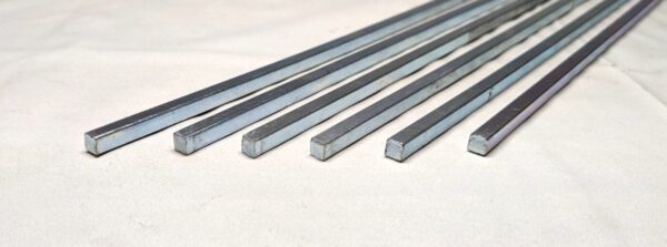 Precision Brand Key Stock 3/16″ SQ x 12″ Long Zinc-Plated Steel *QTY 6* 14200