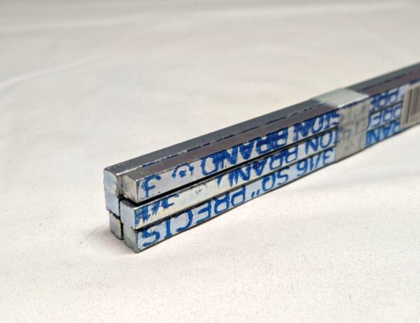 Precision Brand Key Stock 3/16″ SQ x 12″ Long Zinc-Plated Steel *QTY 6* 14200