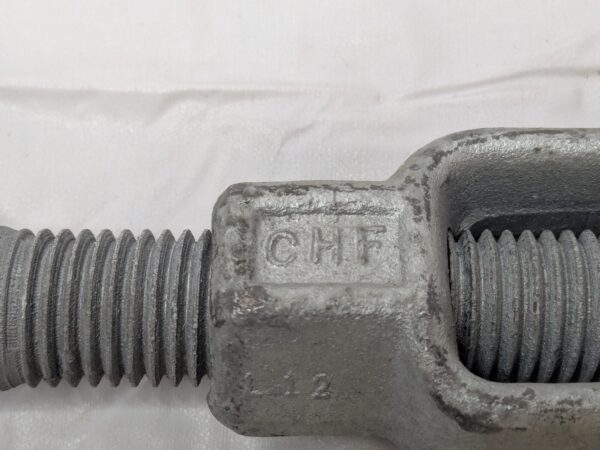 Galvanized Steel Jaw & Jaw Turnbuckle 7/8" x 6" x 7200 lbs WLL 031127
