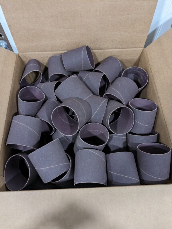 Merit Spiral Band AO, 80 Grit, Medium Grade 3" Diam x 3" Wide Qty 80 08834196159