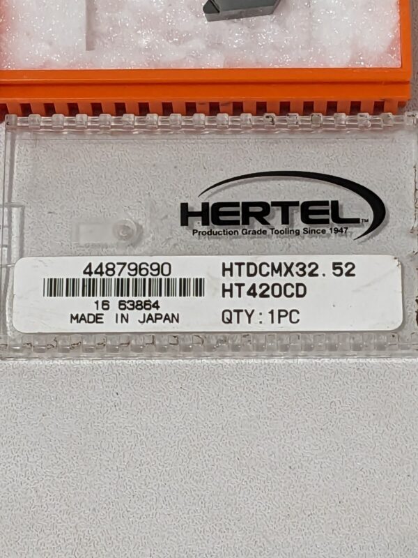HERTEL Turning Insert: HTDCMX32.52 HT420CD, PCD 44879690