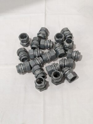 T&B Conduit Connector: For EMT, Die Cast Zinc, 1/2" Trade Size Qty 20 TC211SC