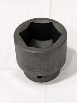 PROTO Impact Socket: 1" Drive, 2-1/8" Socket, Hex Drive J10034