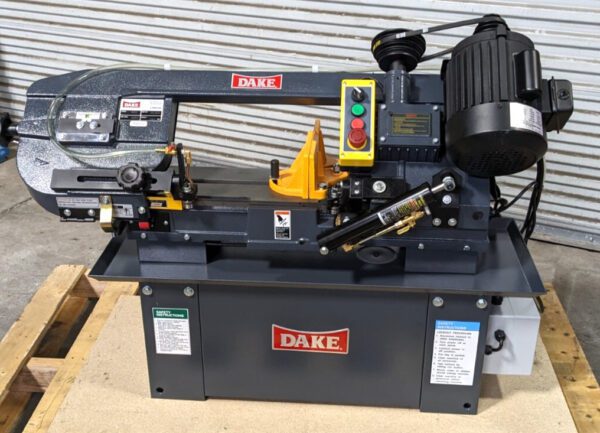 Dake 7" x 12" Horizontal Bandsaw 4spd Step Pulley Drive 110V 1PH 983100