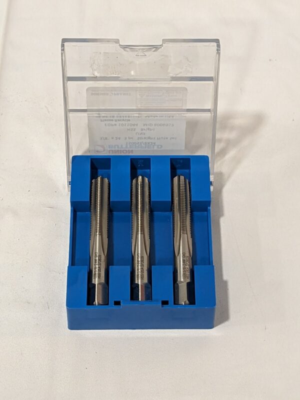 UNION BUTTERFIELD Tap Set: 3/8-24 UNF, 4 FL, Bottoming Plug & Taper 6006957