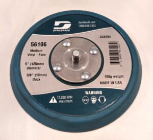 Dynabrade 5" PSA Disc Backing Pad 5/16-24 Male Thread Medium Density 56106