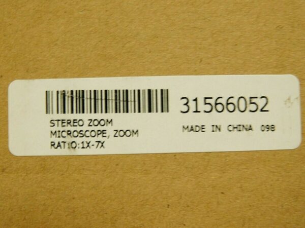 SPI Stereo Microscope WF10X x Ratio 1X - 7X 31566052