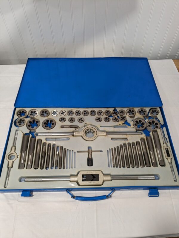 Tap and Die Set #4-40 to 1-14 Tap NPT UNC UNF INCOMPLETE 03959038