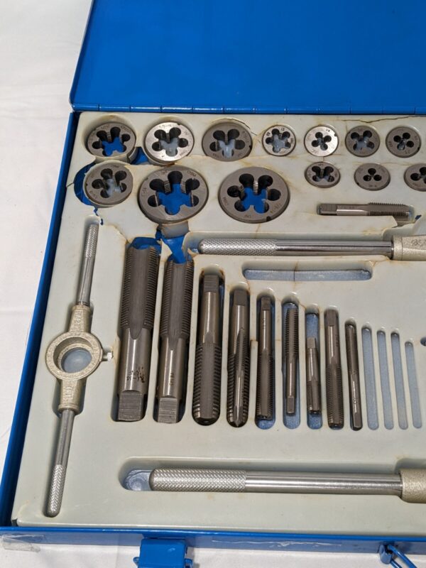Tap and Die Set #4-40 to 1-14 Tap NPT UNC UNF INCOMPLETE 03959038