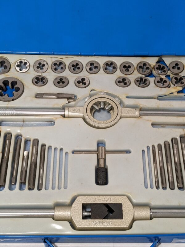 Tap and Die Set #4-40 to 1-14 Tap NPT UNC UNF INCOMPLETE 03959038