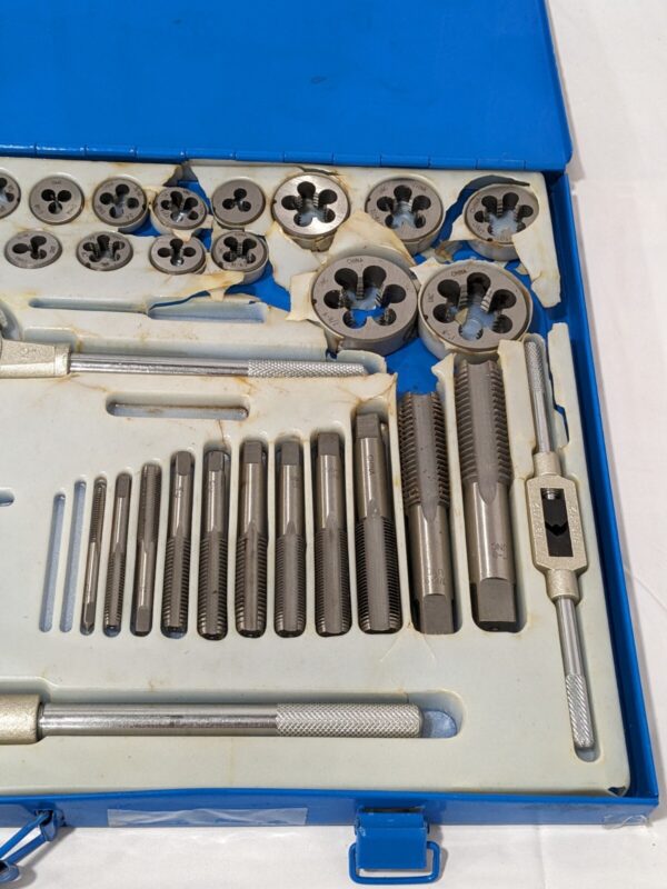 Tap and Die Set #4-40 to 1-14 Tap NPT UNC UNF INCOMPLETE 03959038