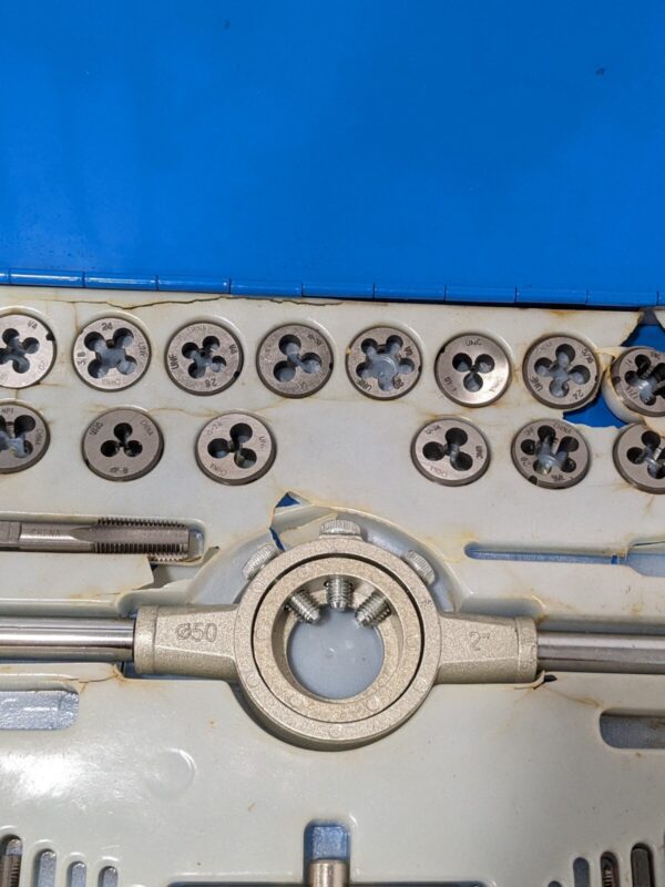 Tap and Die Set #4-40 to 1-14 Tap NPT UNC UNF INCOMPLETE 03959038