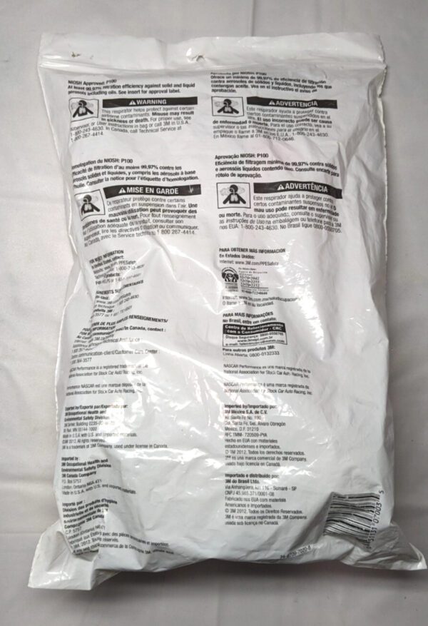 3M Half Facepiece Respirator with Sealed Cartridge Filters Large 6391/07003