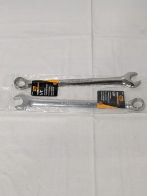 GEARWRENCH Combination Wrench: 5/8" Head Size 9-1/2" OAL Qty 2 81658