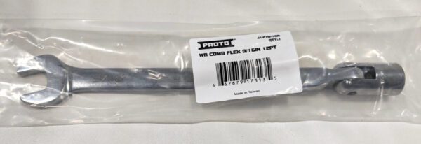PROTO Combination Flex Wrench 9/16" Open End / 12point J1270-18A