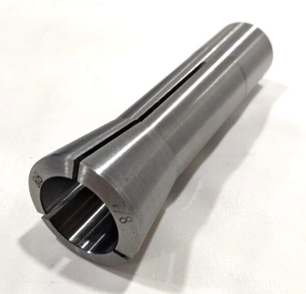 R8 Round Collet 7/8" Bore 7/16-20 Drawbar Thread Steel 231-4756