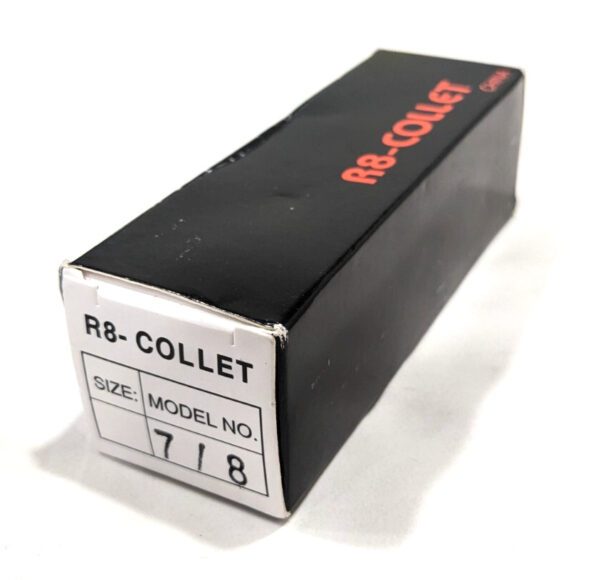 R8 Round Collet 7/8" Bore 7/16-20 Drawbar Thread Steel 231-4756