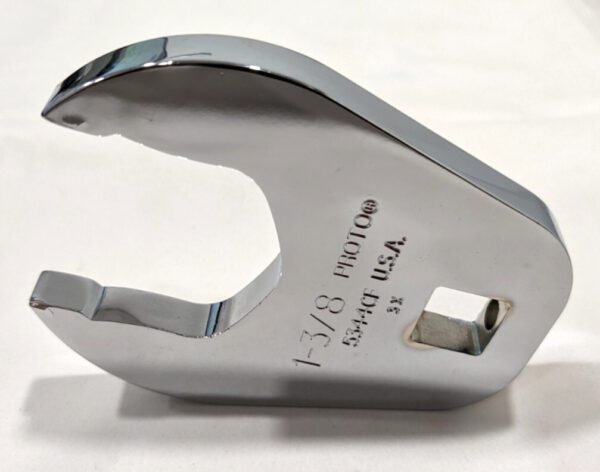 PROTO Crowfoot Open End Wrench 1-3/8" x 1/2" Drive Chrome 5344CF