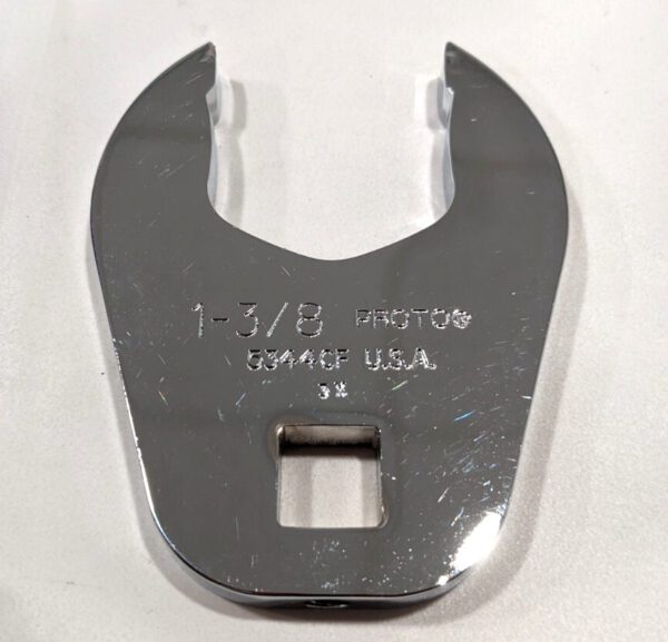 PROTO Crowfoot Open End Wrench 1-3/8" x 1/2" Drive Chrome 5344CF