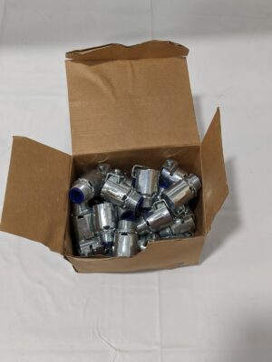 T&B Conduit Connector: For FMC, Steel, 1/2" Trade Size Qty 25 3112