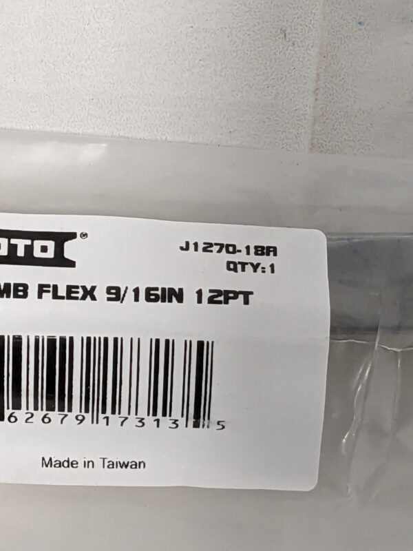 PROTO Combination Wrench: 9/16" Head Size, 15º Offset 8.6300" OAL