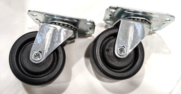 Swivel Top Plate Caster 3" Dia x 1-1/4" Width 250Lb Cap *QTY 2* C53PP3S2