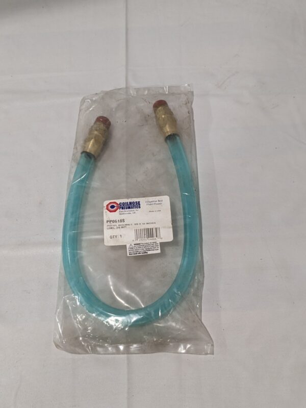 COILHOSE PNEUMATICS Lead-In Whip Hose: 3/8" ID, 1-1/2' PP0618S