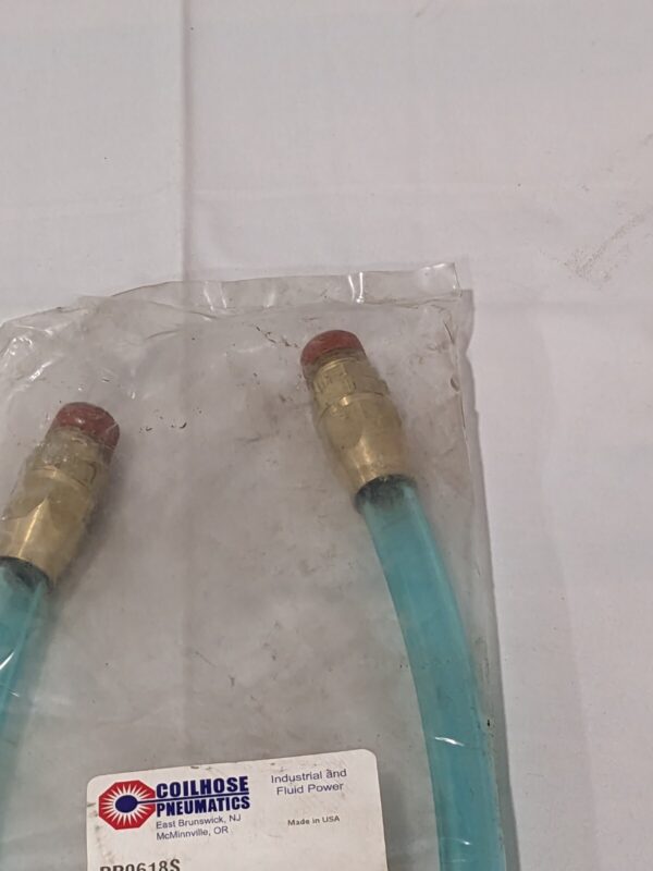 COILHOSE PNEUMATICS Lead-In Whip Hose: 3/8" ID, 1-1/2' PP0618S