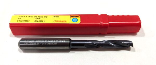 DORMER PRAMET 6.05 mm Carbide Screw Machine Length Drill Bit TiAlN 5980306